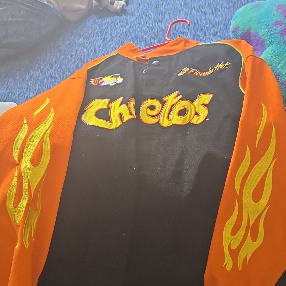 Cheetos Flamin' Hot Jacket with Flame Design